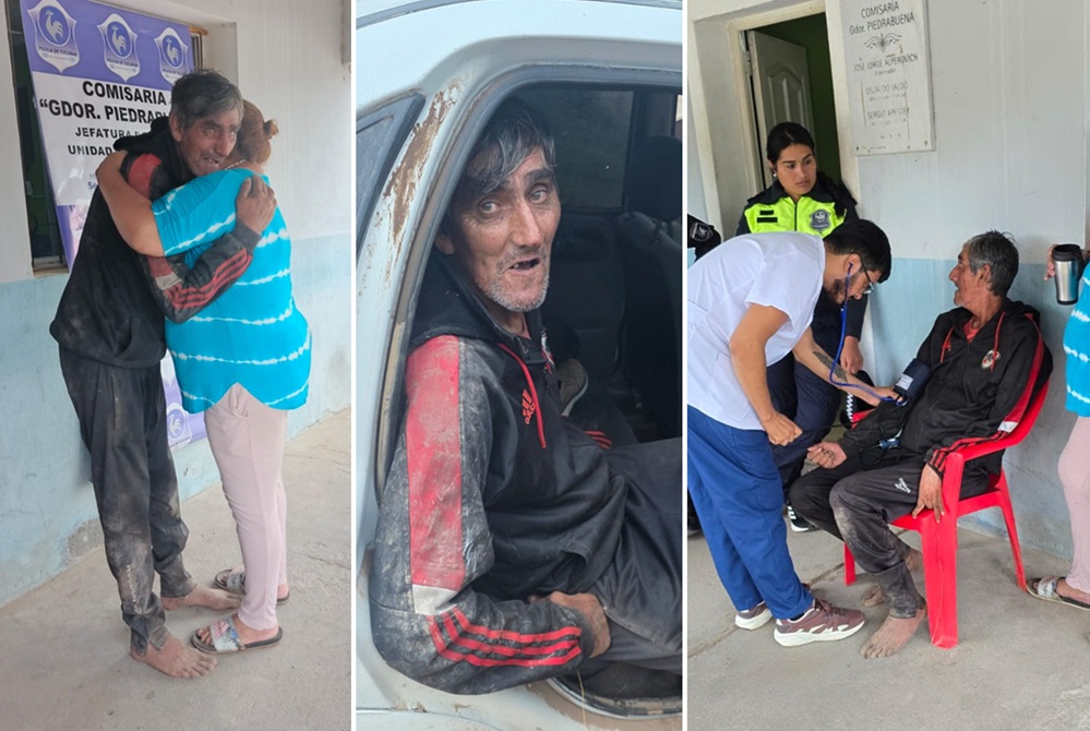 Hallan con vida a un tucumano de 62 años, desaparecido hace seis días